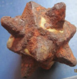 находка железного кистеня с шипами