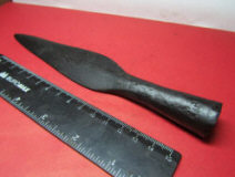 Копеный наконечник удлиненно-треугольной формы