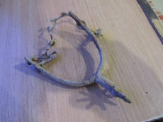 Находка средневековй шпоры