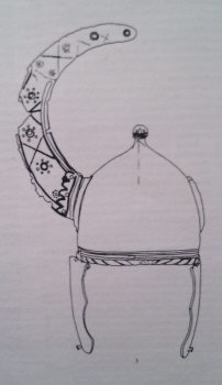 Прорисовка шлема из Кассасельватики