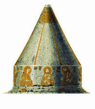 Ф. Г. Солнцев. Шлем С Деисусом. Акварель. 1830-е гг. 