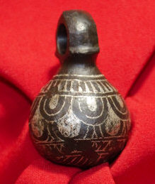 Древнеруский кистень ташуированый сереряной проволокой, первая половина 13 века