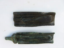 Формы для литья двухлопастных наконечников стрел