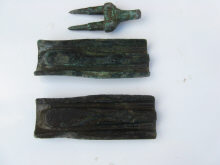 Формы для литья двухлопастных наконечников стрел