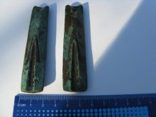 Формы для литья трёхлопастных наконечников стрел