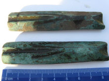 Формы для литья трёхлопастных наконечников стрел