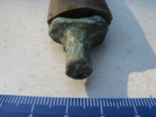 Формы для литья двухлопастных скифских нанечников стрел