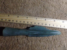 Бронзовый наконечник копья - культура Ноуа, Гава-Голиграды