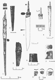Кинжал из кургана у ст. Новосвободной