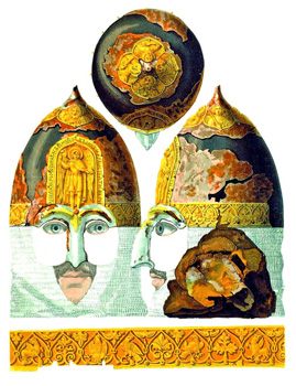 Гипотетическая реконструкция шлема из Лыково