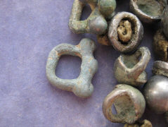 Остатки древней органики на бляшках