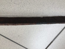 Тупой обух скифского клинка