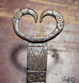 Рукоять скифского кинжала с антенным наввершием