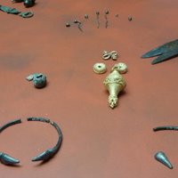 Пуговица-гирька, браслеты