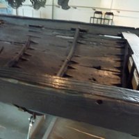 Шпангоуты и гребная банка Нидамской ладьи