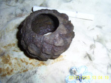 Железная округлая булава с шипами