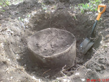 Находка средневекового медного казана