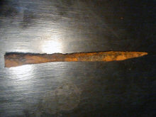 Наконечник копья тип I по А. Кирпичникову