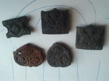 Поясные накладки с геральдическими знаками