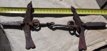 Древнерусские удила с псалиями