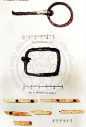 Рис. 10. Фрагменты удил. Рис. 11. Подпружная пряжка