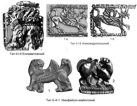 Образ грифона. Полнофигурные изображения. Тип II–I-8 Елизаветовский