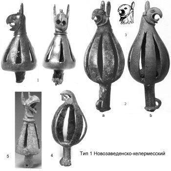 Образ грифона. Протомы и погрудные изображения. Тип 1 Новозаведенско-келермесски
