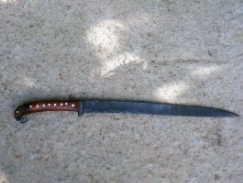 Большой скифский однолезвийный нож