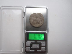 Вес древнерусской свинцовой печати