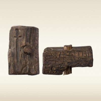 «Мета» – пломба с изображением меча. Бирка вирника