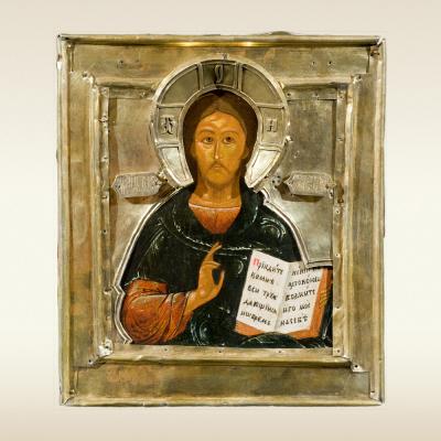 Икона. Спас Вседержитель. 17 век