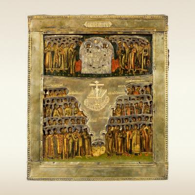 Икона. Суббота Всех Святых. 17 век