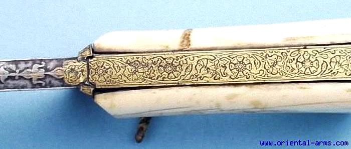 декорирование клинка восточного кинжала