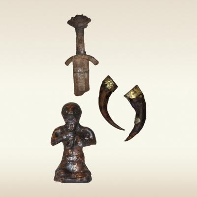 Предметы погребального инвентаря кургана Черная Могила. Вторая половина 215; века.