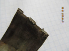 Створка древнерусского ювелирононо серебряного наруча