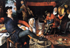 Танец среди яиц, 1552. худ. Артсен Питер