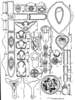 Эталонный погребальный памятник огузов 2-й пол. Х в. Курганный могильник у пос. Ченин Палласовского района Волгоградской области