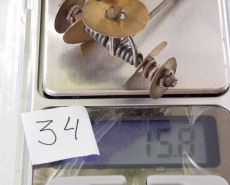 «Чудовищная» фибула, украшеная позолочеными дисками