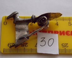 Зоомофная фибула, поздняя Римская империя