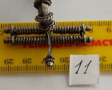 Фибула, аналогичная найденным в моглиле принцессы в Хаслебен (Германия) IV век н.э.