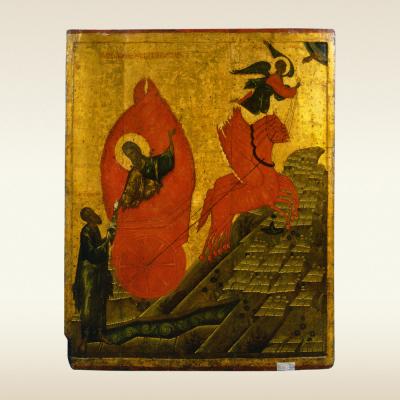 Икона: Огненное восхождение Илии