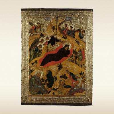 Икона: Рождество Христово (из праздничного чина)