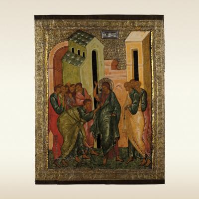 Икона: Уверение Фомы (из праздничного чина)