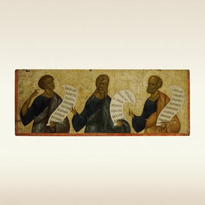 Икона. Пророки: Аввакум, Иеремия, Иона (из праздничного чина)