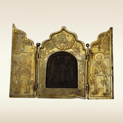 Иконка-складень. 17 век