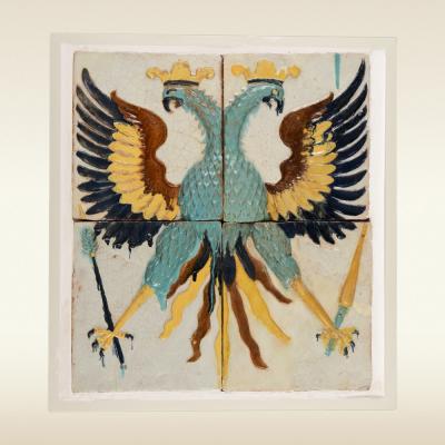 Панно керамическое. Двуглавый Орел