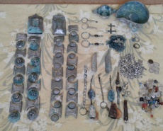 Находка клада драгоценностей польской шляхты