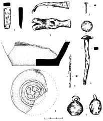 Сидорово. Предметы с памятника