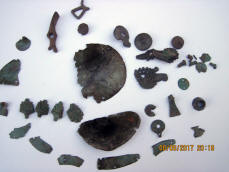 Клад скифских бронзовых бляшек