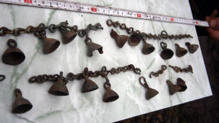 Привески - колокольчики на цепи